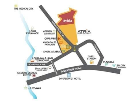 Апарт готель Avida Atria T2-F ,5Mins To Festive Walk And 4 Mins To Iloilo Convention Center Екстер'єр фото